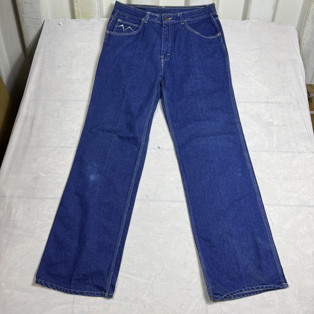 Graffiti Sportswear Mens Straight Leg Jeans Blue Denim Five Pockets Size‎ 38